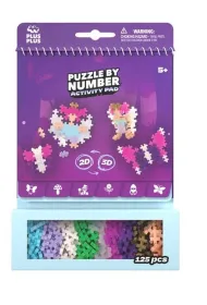 Klocki Plus-Plus puzzle by number las 125el