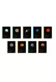 Elisa Zeszyt A5 Planets kratka 60 kartek 10 szt.