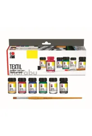 Marabu Zestaw farb do tkanin Textil starter 6x15ml