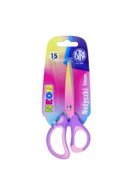 Noyczki szkolne ergonomiczne Astrakids Neon 15cm