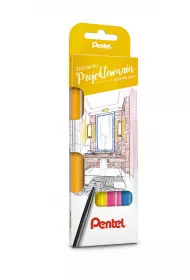 Pentel Zestaw pisak�w do projektowania S520-ST4ABCDPL 4 kolory