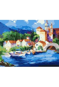 Ideyka Malowanie po numerach - U podn�a g�r 40x50cm