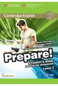 Cambridge English Prepare! Level 7 Student's Book and Online Workbook with Testbank
