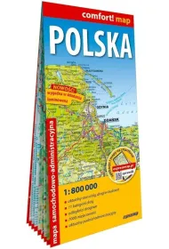 Comfort map Polska 1:800 000