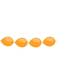 Godan Balony pastelowe do girland pomara�czowe 100 szt.