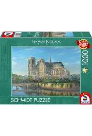 Puzzle 1000 T.Kinkade PQ Katedra Notre Dame Pary�  Francja 113998 Schmidt