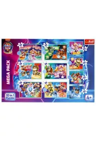 Puzzle 10w1 Psi Patrol Weso�y dzie� piesk�w 96002 Trefl