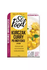 So Food Kurczak curry po indysjku z ryem 330 g