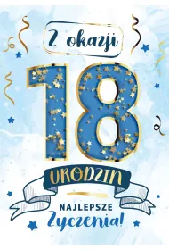 Armin Style KARNET URODZINY 18 B6 Z KOP AS KONFETTI KF-10