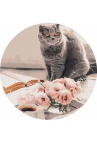 Twoje Hobby Malowanie po numerach okr�g�e - Ulubiony... 40cm