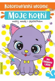 Moje kotki. Kolorowanki wodne