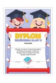 LearnHow Dyplom A4 ukoczenia klasy drugiej - Umiech 20szt