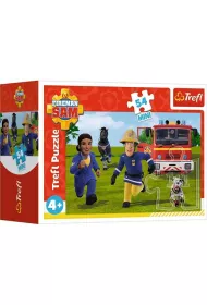 Puzzle mini 54 el. Stra�ak Sam w gotowo�ci 3 Trefl