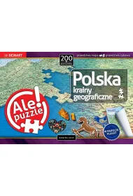 Puzzle 200 el. Polska Krainy geograficzne Demart