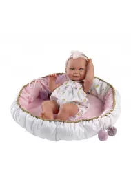 Lalka winylowa bobas Nica w kokoniku 40cm Llorens