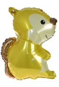 Balon foliowy le�ne zwierz�tka - wiewi�rka 60cm
