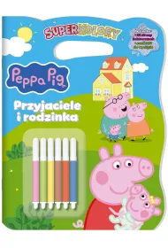 Przyjaciele i rodzinka. �winka Peppa. Superkolory
