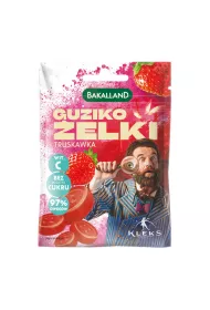Bakalland Kleks Guziko elki truskawkowe 34 g