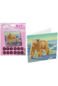 Diamentowa mozika Rodzina polarna 18x18cm Pro Kids