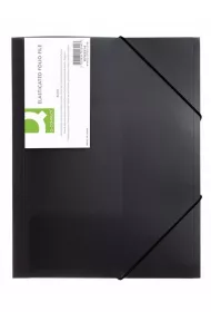 Q-connect Teczka z gumk� A4 PP czarna