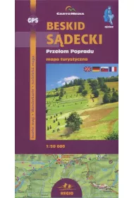 Beskid S�decki Prze�om Popradu mapa turystyczna