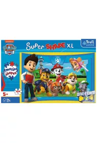 Puzzle Super Shape XL 104 el. Psi przyjaciele Trefl