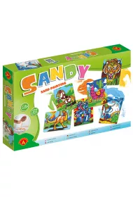 Sandy. Piaskowe malowanki. G�owa tygrysa Alexander