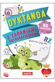 Dyktanda z zadaniami ortograficznymi z naklejkami