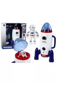 Rakieta kosmiczna ze �wiat�em i d�wi�kiem LeanToys