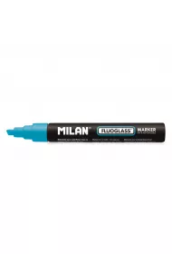 Milan Marker do szyb Fluoglass niebieski
