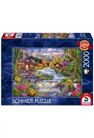 Puzzle 2000 el. PQ Rzeka w g�rach Schmidt