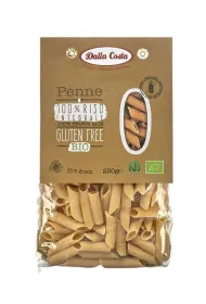 Dalla Costa Makaron (ry�owy razowy) penne bezglutenowy 250 g Bio