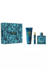 Versace Zestaw woda perfumowana Eros + el pod prysznic + Woda perfumowana mini 100 ml + 150 ml + 10 ml