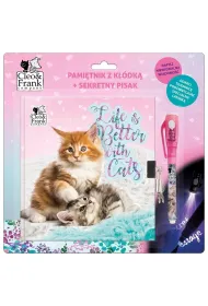 Derform Pami�tnik z k��dk� + sekretny pisak. Cleo i Frank. Kot