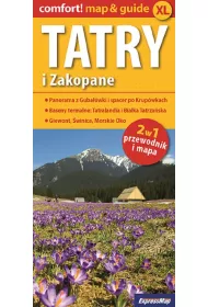 Tatry i Zakopane 2 w 1 przewodnik i mapa (laminowana)