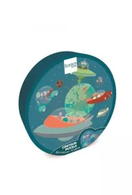Puzzle konturowe 31 el. Kosmos Scratch