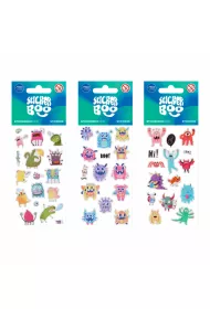 Sticker Boo Naklejki Potworki mix