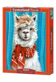 Puzzle 500 el. Lama Castorland