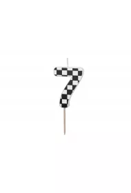 PartyDeco �wieczka urodzinowa 7 5.5cm