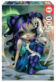 Puzzle 500 el. Wr�ka i smok Educa