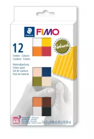 Staedtler Fimo Masa plastyczna termoutwardzalna Soft Natural 12x25g 12 szt.