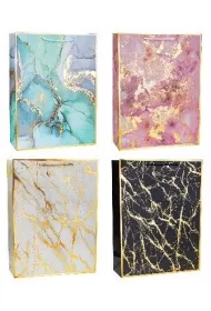 Rozette Torebka ozdobna Marmur 18x23x8cm mix