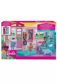 Barbie Przytulny domek z wyposaeniem p2 FXG54 MATTEL