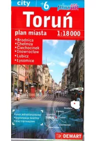 Toru� +6 - plan miasta