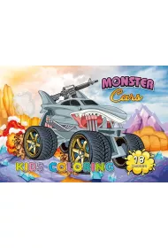 Kolorowanka A4 18 obrazk�w Monster cars