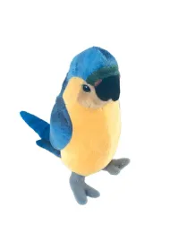 Papuga niebiesko-��ta 17cm Beppe