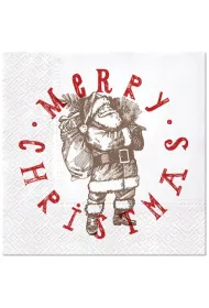 Paw Serwetki 33 x 33cm Santa's Stamp 20 szt.
