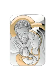 Obrazek �wi�ta Rodzina - srebro 10x7,5cm