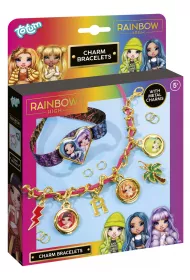 Zestaw do tworzenia bransoletek charms Rainbow High Totum