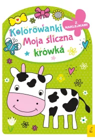 Kolorowanka z wykrojnikiem. Moja �liczna kr�wka
